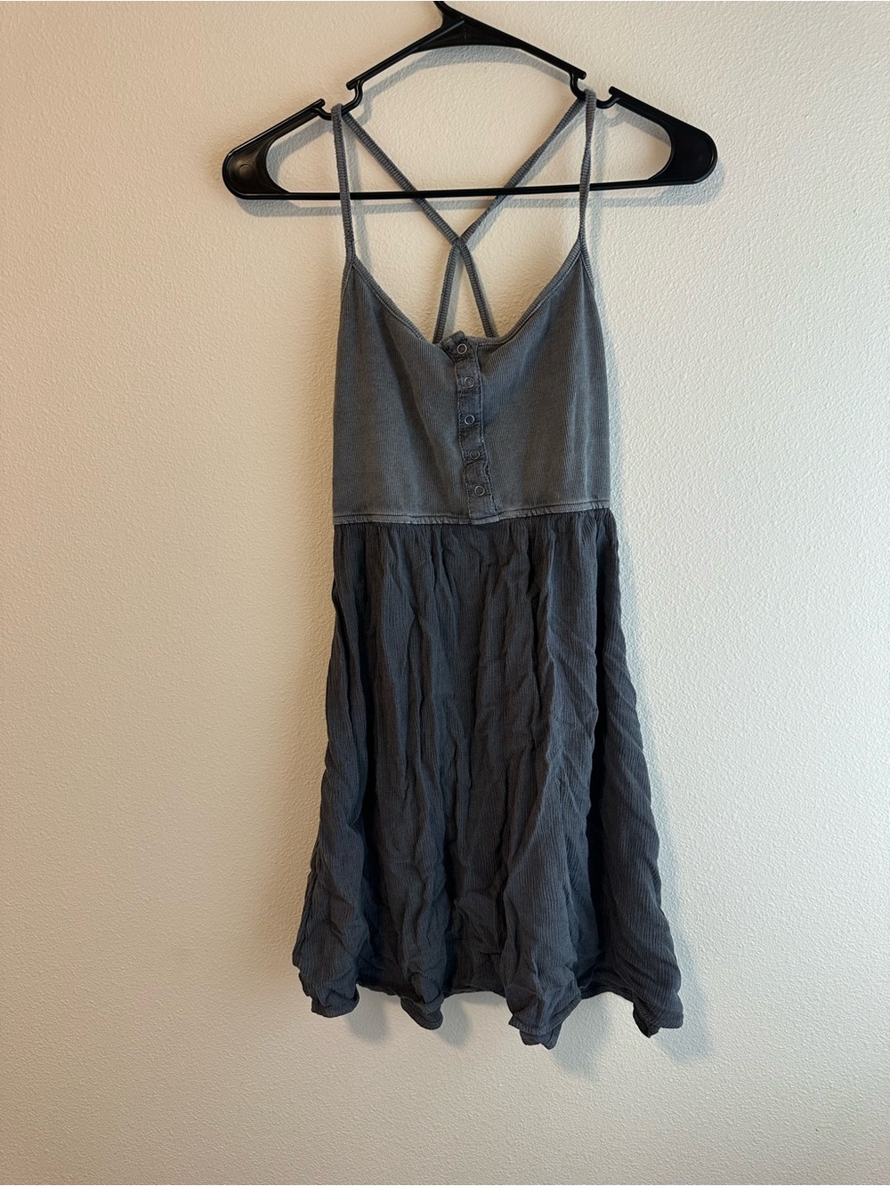 Mossimo Supply Y2K grey mini dress size small